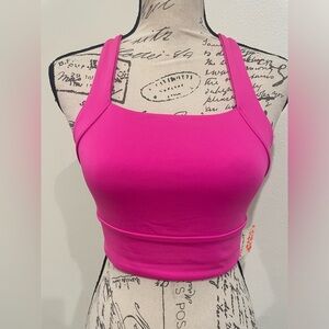 FP Movement Flirty Pink Crop Top SZ Small NWT